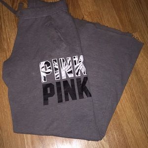 Pink Victoria’s Secret sweatpants